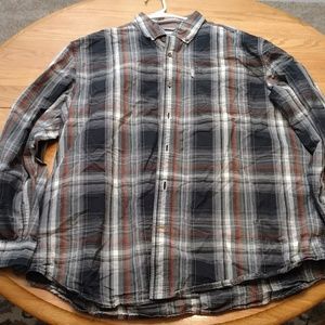 Carhartt plaid button down casual shirt